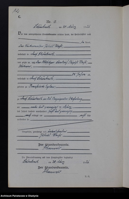 image.from.unit.number "Sterbe-Neben-Register Nr 1 - 43"