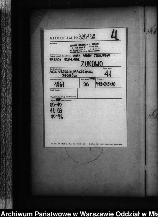 image.from.unit.number "Akta urodzeń, małżeństw, zgonów"