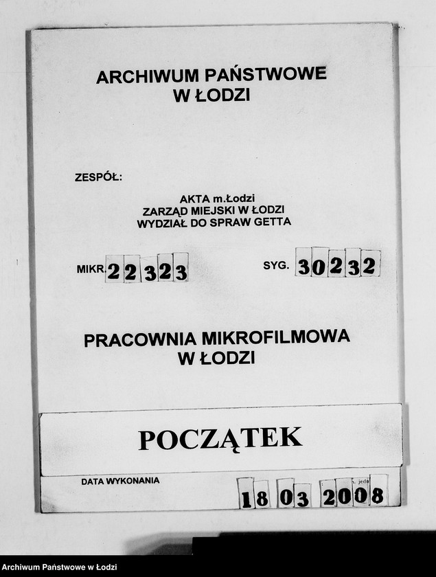 Obraz 1 z jednostki "Verschiedene. [Korespondencja w sprawie zaopatrzenia w artykuły techniczne]"