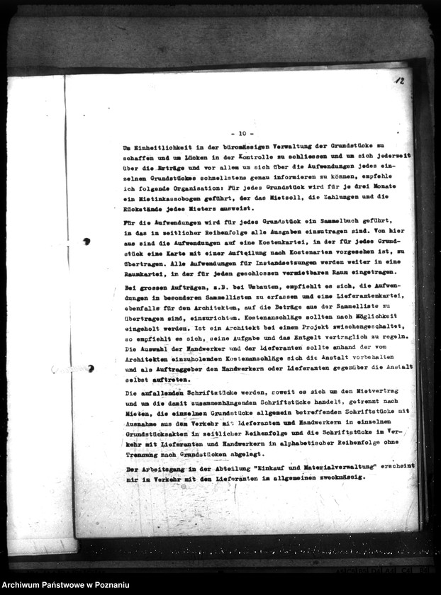 Obraz 15 z jednostki "Kontrola organizacji i działalności poznańskiej ubezpieczalni ogniowej i ubezpieczalni na życie"