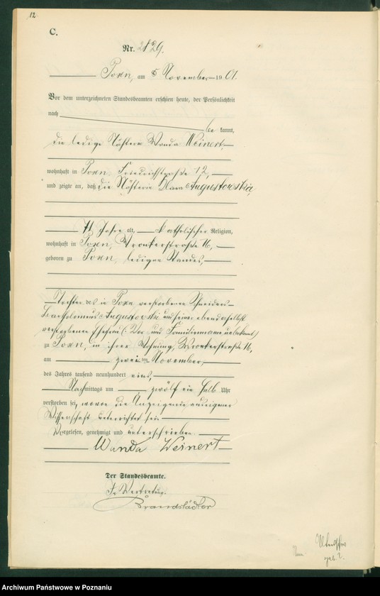 Obraz 15 z jednostki "[Księga zgonów t. VI]"