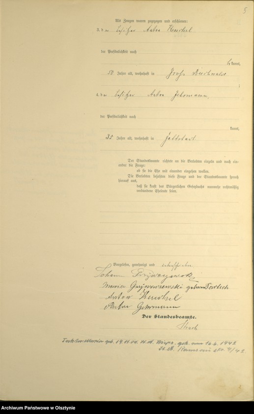 image.from.unit.number "Heiraths-Haupt-Register Nr 1 - 15"