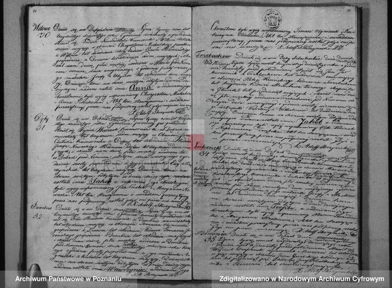 Obraz 8 z jednostki "Księga urodzeń, małżeństw i zgonów"
