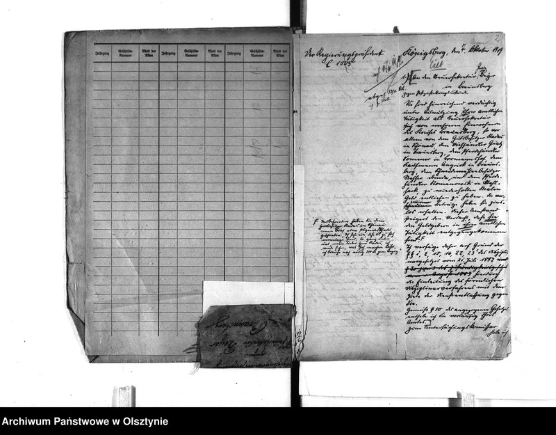 image.from.unit.number "Disziplinaruntersuchung gegen Steuersekretär Beyer [Otto] in Braunsberg"