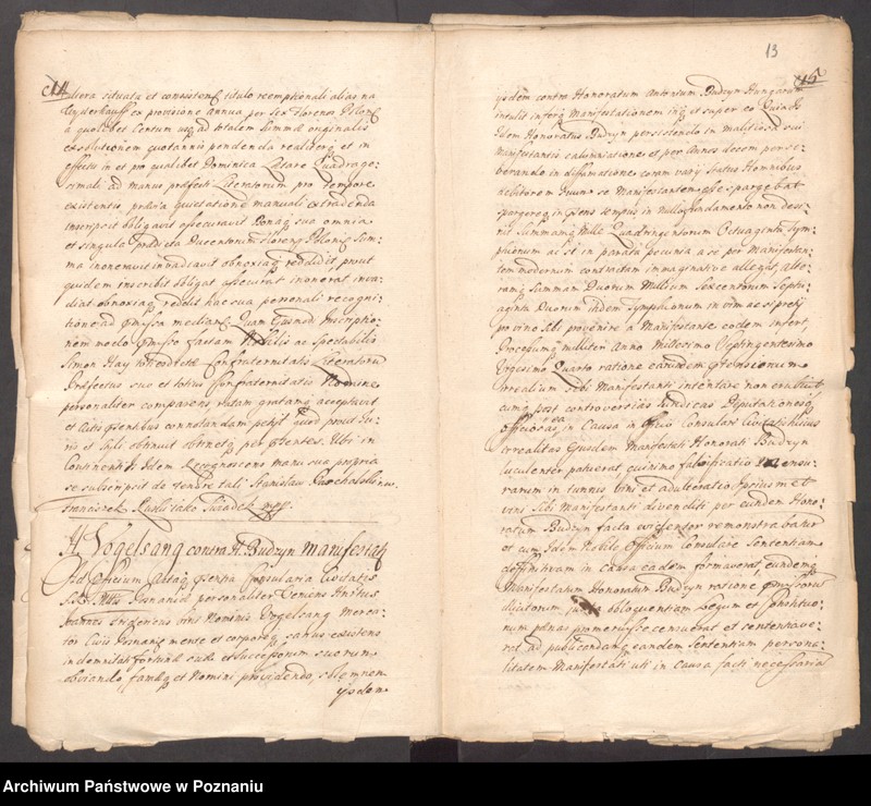 Obraz 14 z jednostki "Liber actorum officii consularis civitatis Posnaniae."