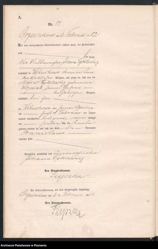 image.from.unit.number "Księga urodzeń"