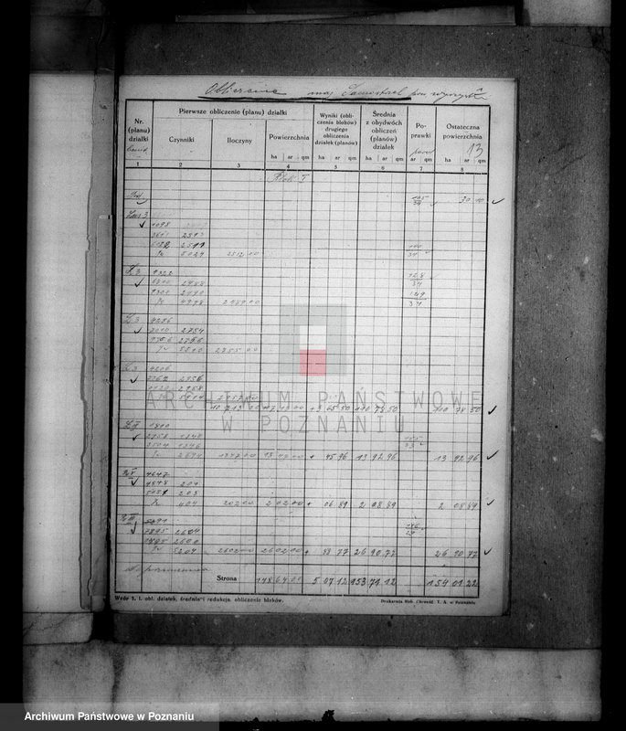 Obraz 17 z jednostki "Obliczenie majątku Samostrzel powiatu wyrzyskiego rejestr upraw i zasiewów"