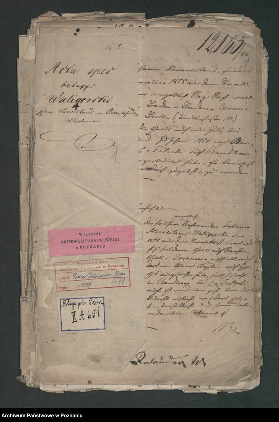 Obraz 2 z jednostki "A. betr. die Familie Waligorski Johann Miroslaus - Anastasius Wladimir"