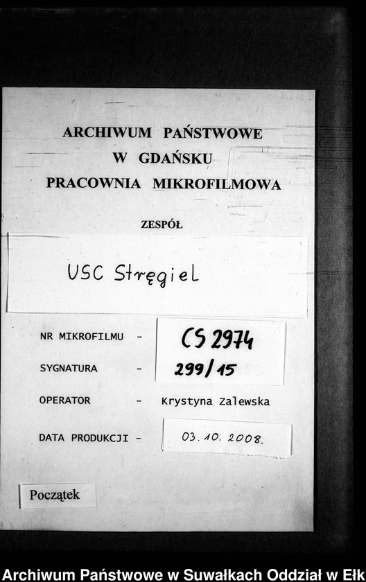 image.from.unit.number "Geburts-Neben-Register des Preussischen Standes-Amtes Gr. Strengeln Kreis Angerburg"