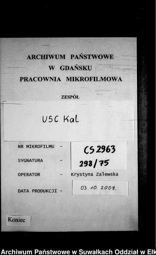 image.from.unit.number "Sterbe-Neben-Register des Preussischen Standes-Amtes Kehlen Kreis Angerburg"