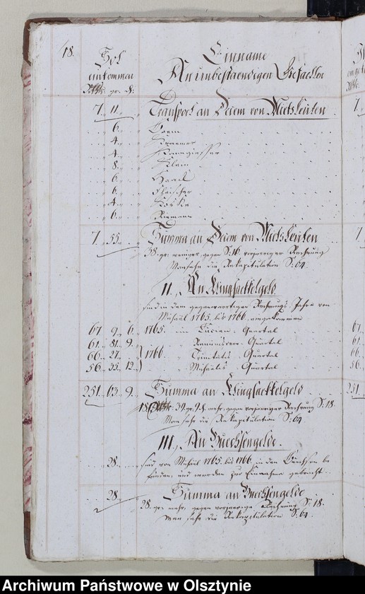 Obraz 20 z jednostki "Einnahme Register Kirchen Decem"