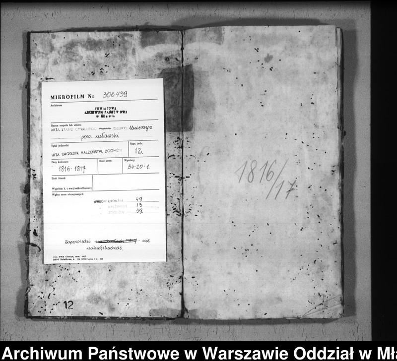image.from.unit.number "Akta urodzin, małżeństw i zgonów"