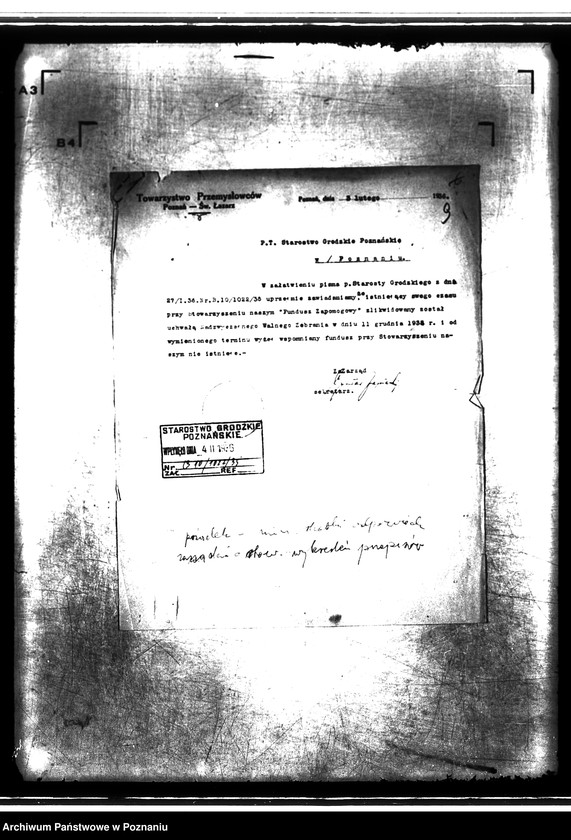 Obraz 14 z jednostki "/Towarzystwo Przemysłowców Poznań św. Łazarz/"