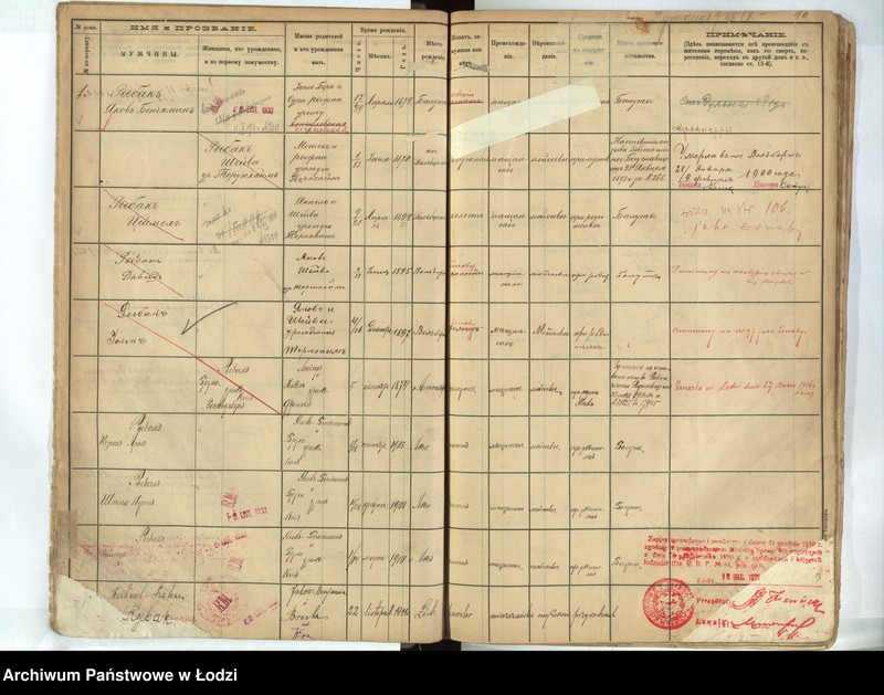 image.from.unit.number "[Księga ludności stałej m. Łodzi guberni piotrkowskiej - Dzielnicy Bałuty nr domu 1-9]"