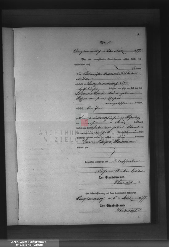 Obraz 14 z jednostki "Geburts-Neben-Register"