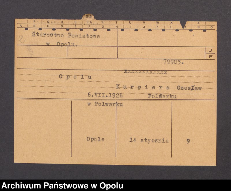 Obraz 4 z jednostki "[Czellnik Josef, ur. 18.7.1878, zam. Wittenau]"