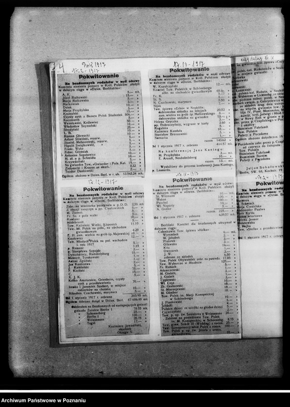 Obraz 8 z jednostki "Podziękowania w prasie za dary pieniężne dla bezdomnych Polaków. [Wycinki prasowe]"