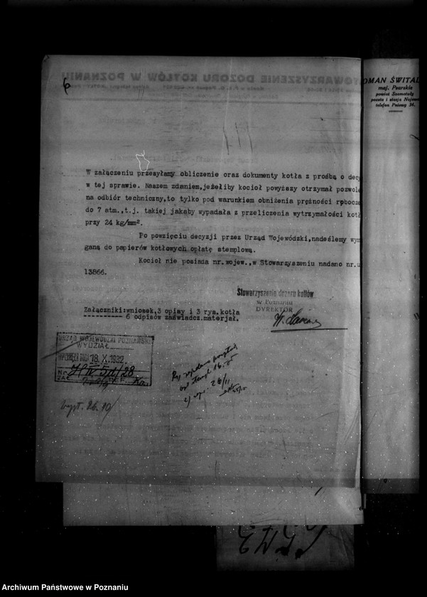 Obraz 10 z jednostki "Gospodarstwo rolne R. Świtalskiego majątek Psarskie powiat szamotulski nr woj. 6573"