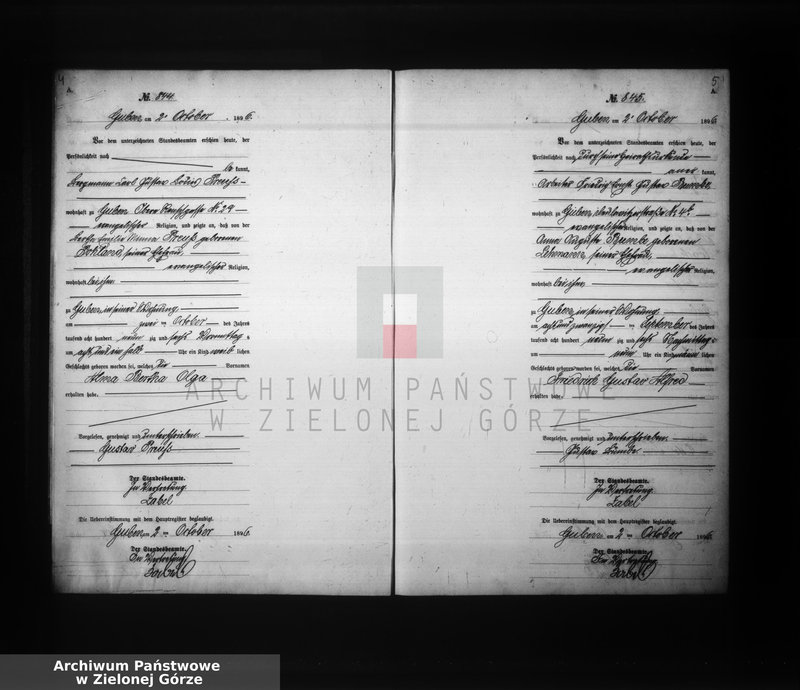 image.from.unit.number "Geburts-Neben-Register, Band III von No 839 bis No 1095"