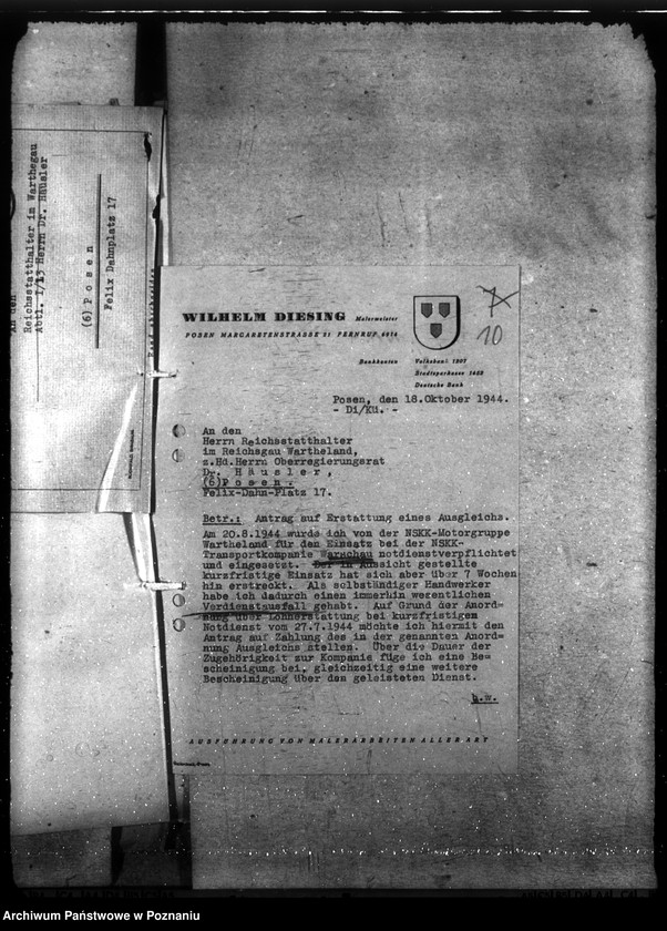 Obraz 15 z jednostki "Koszty i dochody związane ze złupionymi towarami w Warszawie"