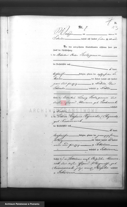 Obraz 15 z jednostki "Księga małżeństw"