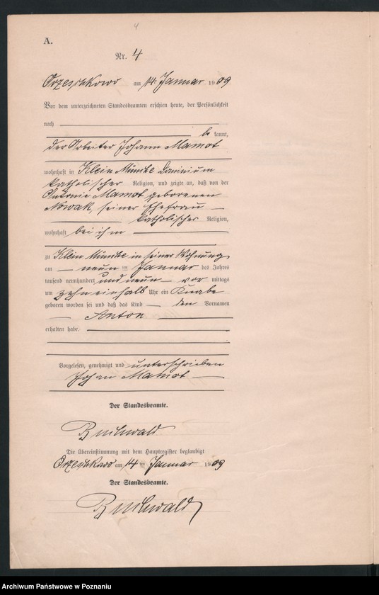 Obraz 7 z jednostki "Geburts-Neben-Register"