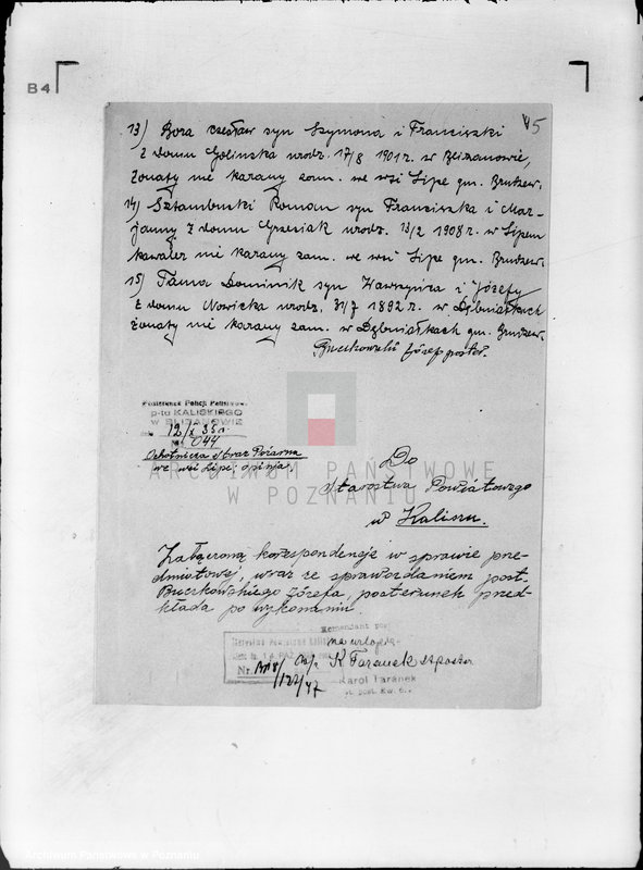 Obraz 9 z jednostki "/Stowarzyszenie ochotniczej straży pożarnej powiatu kaliskiego/ litery od L-S"