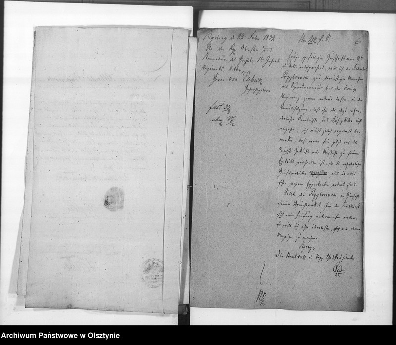 image.from.unit.number "Anstellung des Feldwebel Przyborowski [Albrecht]"