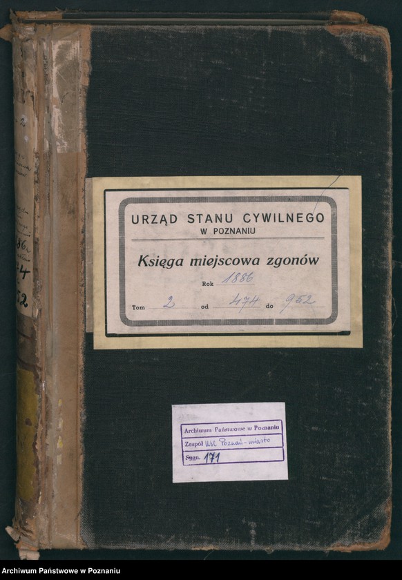 Obraz 2 z jednostki "Księga zgonów t. II"