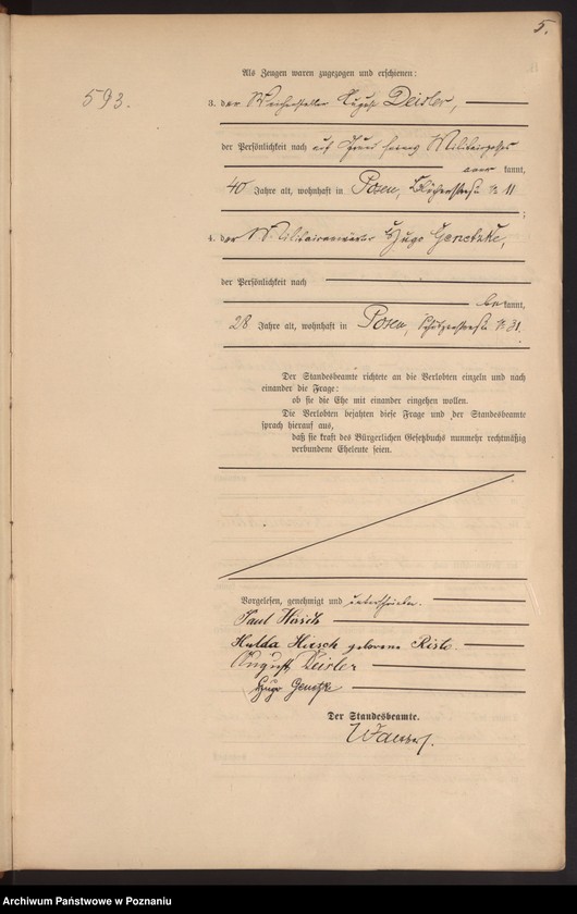 Obraz 8 z jednostki "Księga miejscowa małżeństw t. III"