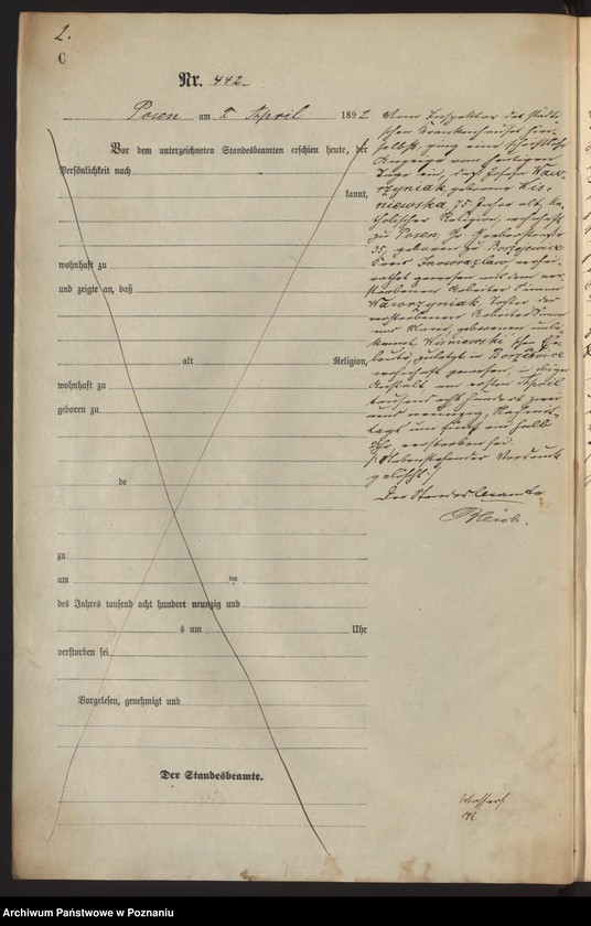 Obraz 5 z jednostki "Księga zgonów t. II"