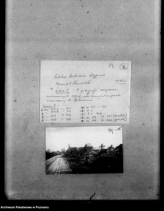 Obraz 15 z jednostki "Fotografie związane z wojną między innymi zdjęcie z frontu niemiecko- austriacko-rosyjskiego od Tobołowa do Galicji 1916 - 1918, sztab Legionów Polskich z 1914 roku w czasopiśmie "Welt am Bild", afisze satyryczne, karty, bony żywnościowe i tym podobne"