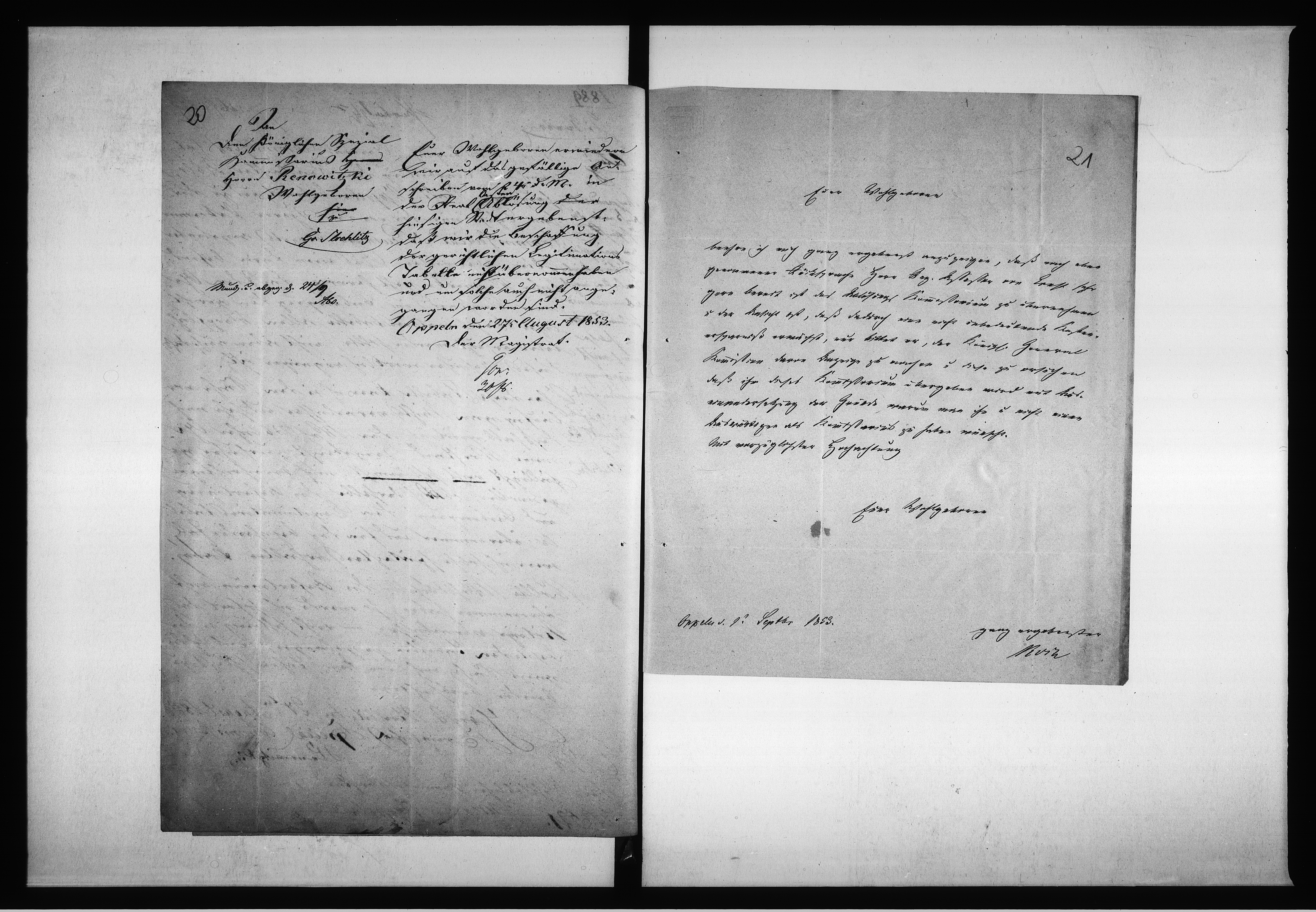 Obraz 18 z jednostki "Acta des Gemeinde Vorstandes zu Oppeln, betreffend: die Ablösung der, auf den städtischen Häusern und Grundstücken haftenden beständigen Gefälle de Anno 1852"