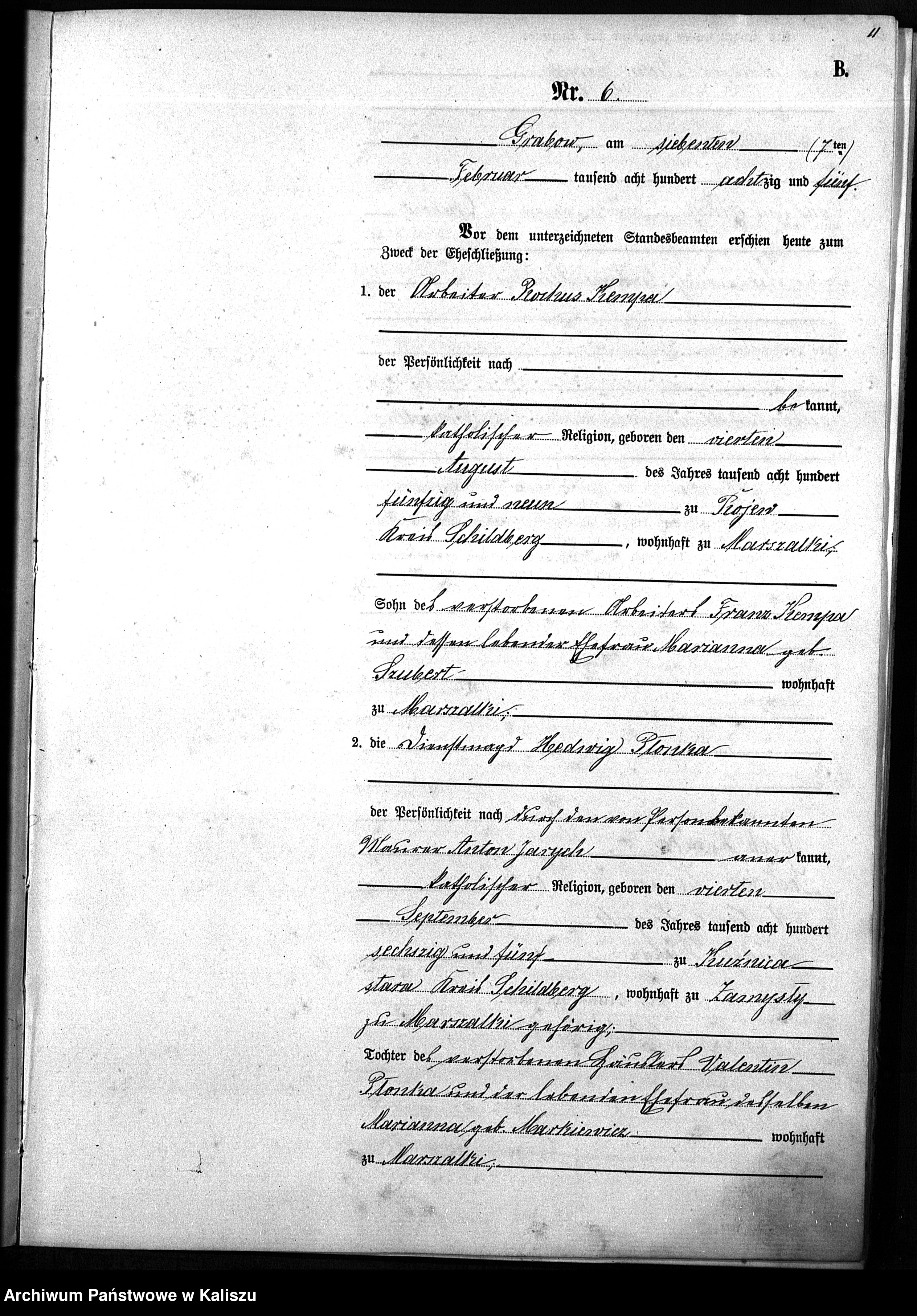 Skan z jednostki: [Księga małżeństw]