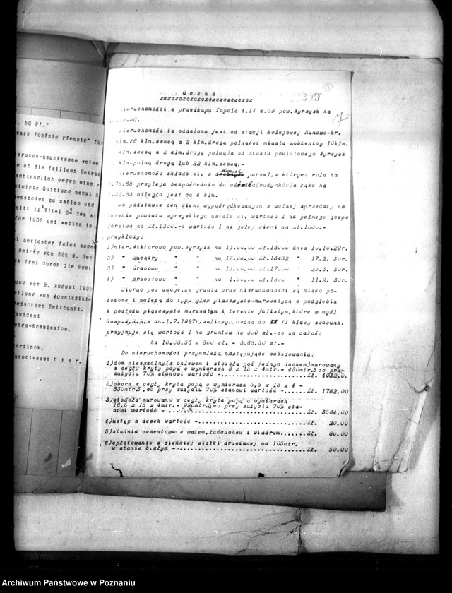 Obraz 13 z jednostki "Operat szacunkowy majątku Topola powiatu wyrzyskiego"