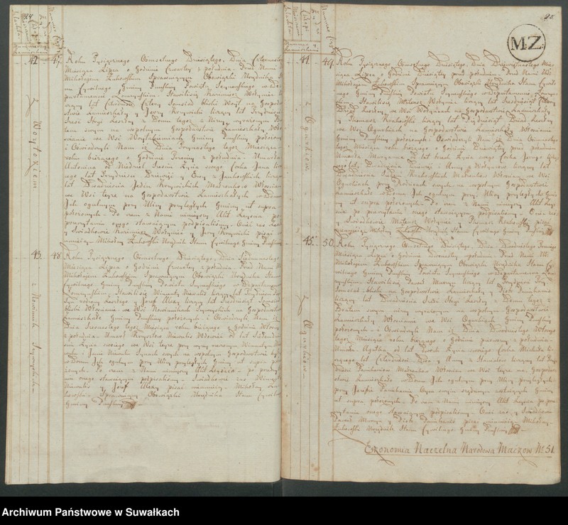 image.from.unit.number "Akta zeszłych gminy puńskiey od 1-go maja 1810"