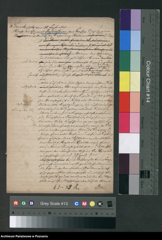 Obraz 4 z jednostki "A. betr. Rybiński, General /Adresse an den Kaiser Napoleon/"