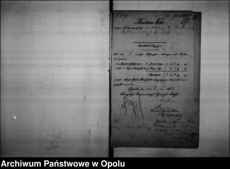 Obraz 17 z jednostki "Acta der Polizei - Verwaltung zu Oppeln betreffend gewerbl[iche] Anlage die Gasanstalt Vol. I"