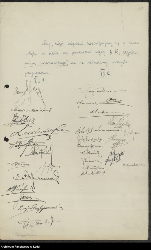 Obraz 12 z jednostki "[Album podpisów uczniów]"