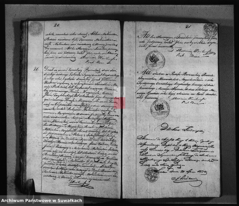 Obraz 13 z jednostki "Akta Urodzonych Gminy i Parafii Berznickiey z roku 1833"