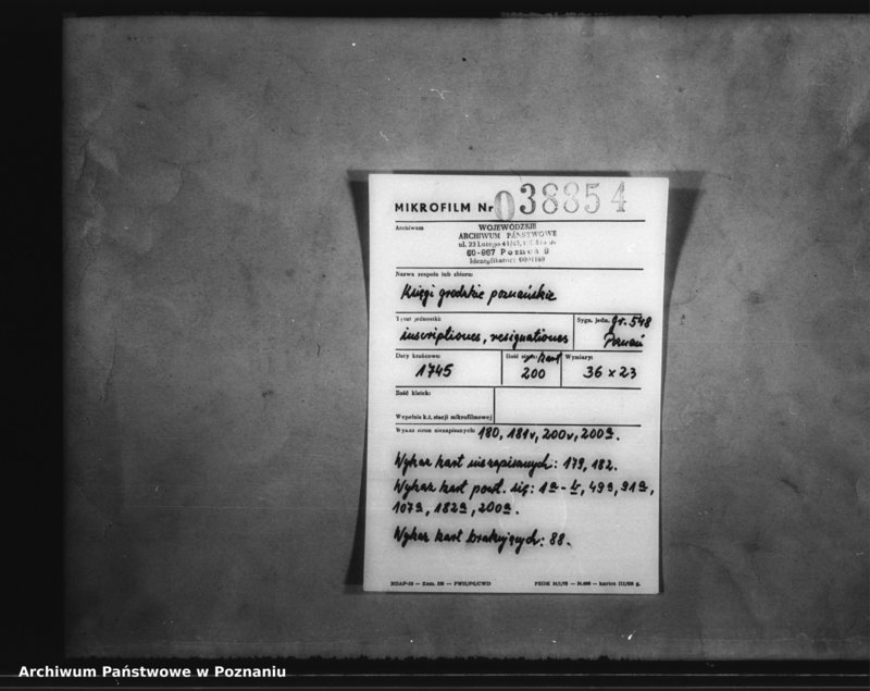 Obraz 2 z jednostki "Inscriptiones, resignationes [protocollon]"