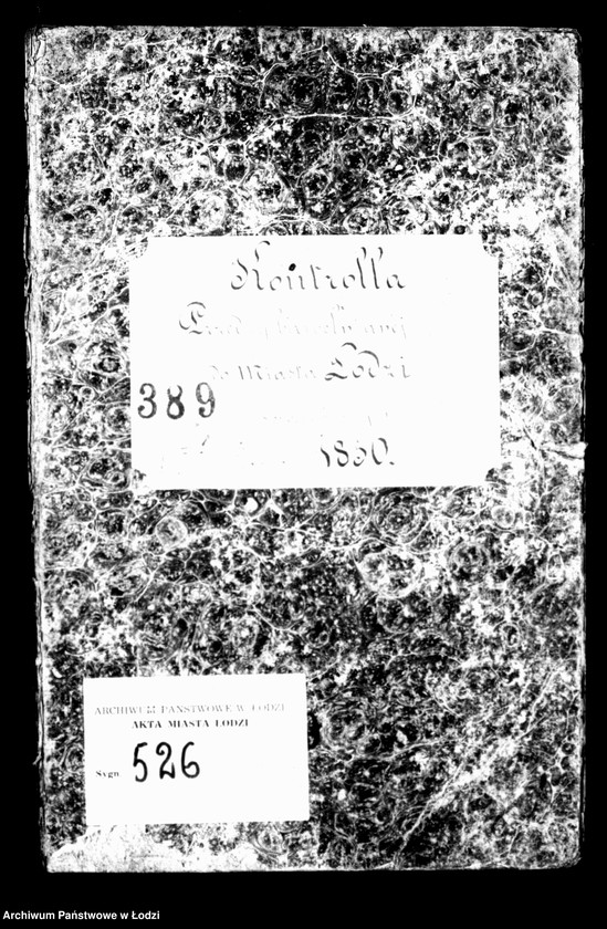 Obraz 4 z jednostki "Kontrola przędzy bawełnianej do miasta Łodzi sprowadzonej w 1850 r."