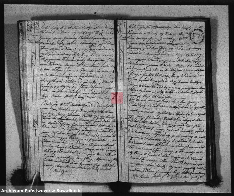 image.from.unit.number "Akta Urzędnika Stanu Cywilnego Zaszlubionych w Gminie Jeleniewskiey od Dnia 1go Mca Stycznia 1819, do ostatniego Grudnia tegoż Roku."