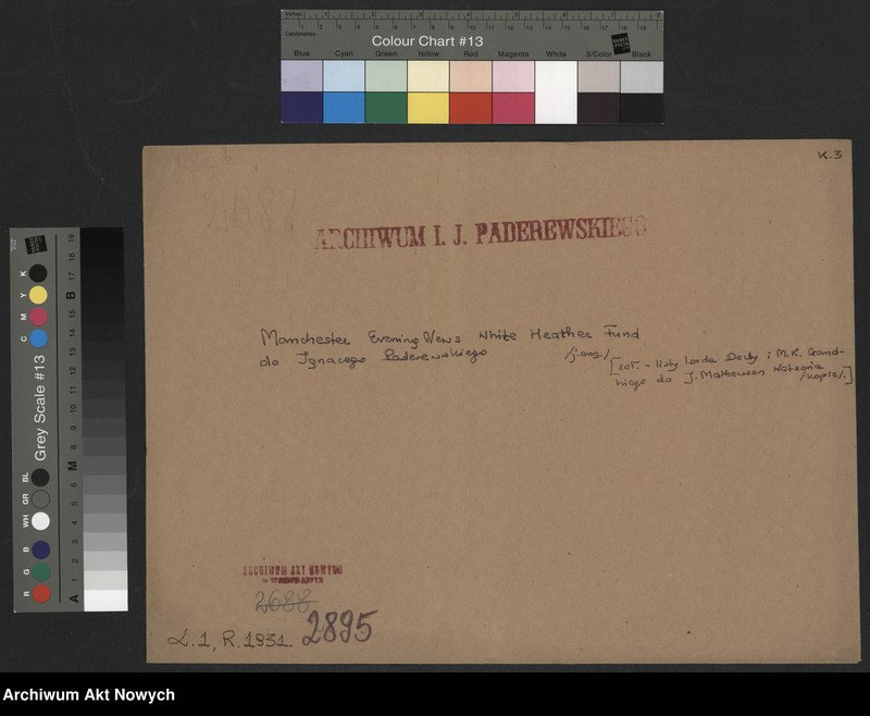 image.from.unit.number "Manchester Evening News White Heather Fund; Załączniki: listy lorda Derby i M. K. Gandhiego do I. Mathewson Watson