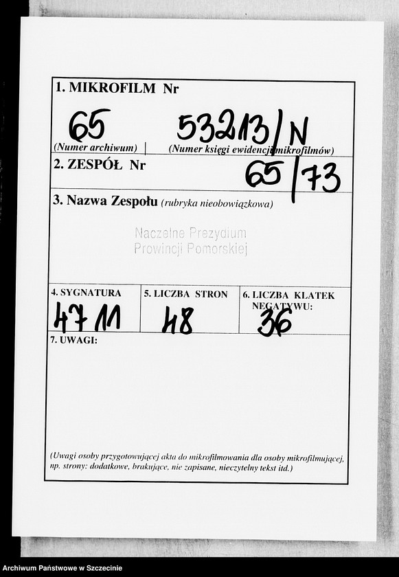 image.from.unit.number "Besitzfestigung des Grundstücks des Landwirts Erwin Müller in Kleschinz Kreis Stolp"