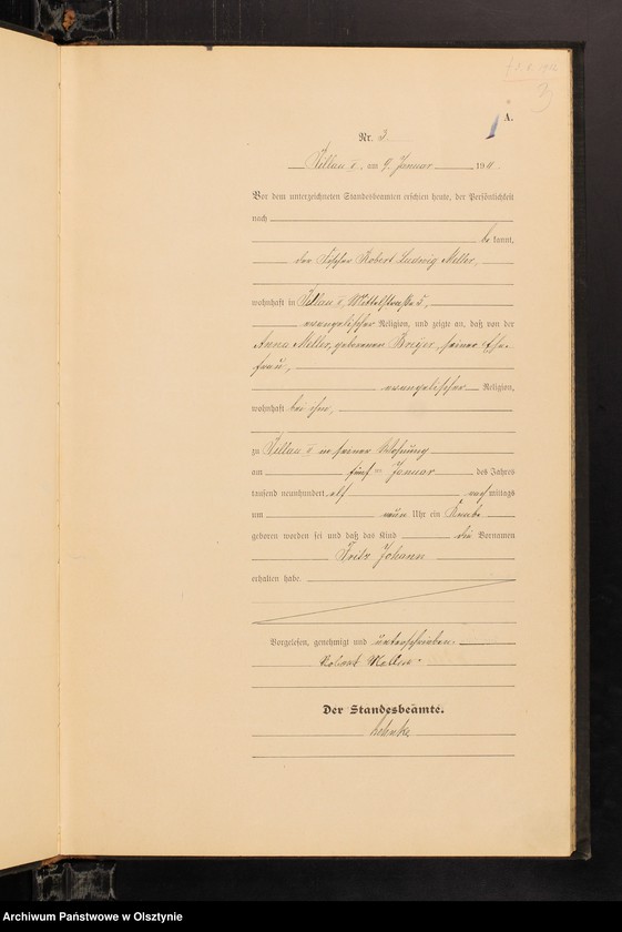 image.from.unit.number "Geburts-Haupt-Register Nr 1 - 116"