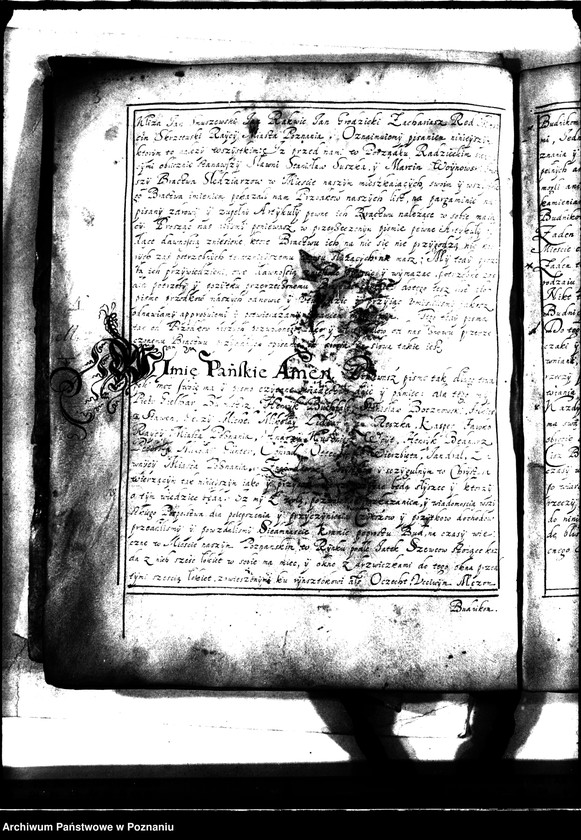 Obraz 7 z jednostki "Or. Rada miasta Poznania nadaje bractwu budniczemu nowy statut, składający się z 35 paragrafów."