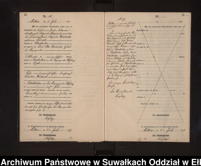image.from.unit.number "Sterbe-Neben-Register des Preussischen Standes-Amtes Stasswinnen Kreis Lötzen"