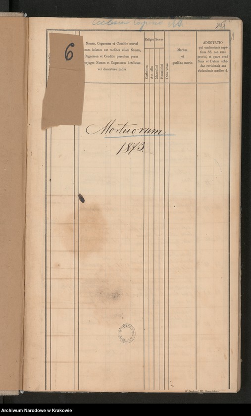 Obraz 4 z jednostki "Parafia Bożego Ciała Księgi Zmarłych 1873-1889"