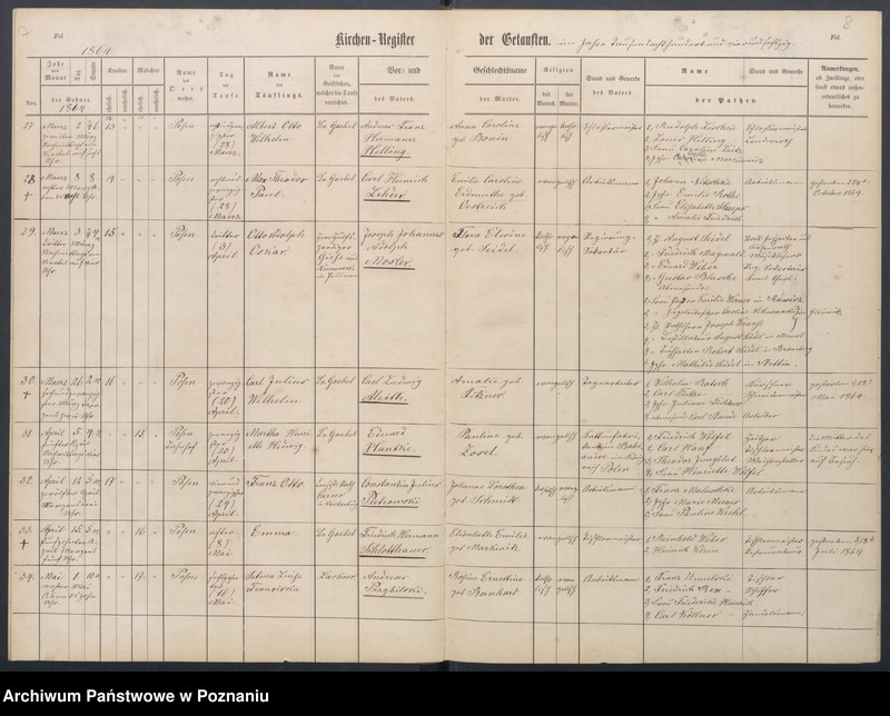 Obraz 7 z jednostki "Duplikat der Kirchenregister von Taufen, Trauungen und Verstorbenen"